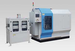 Hose wrapping machine for igid mandrels